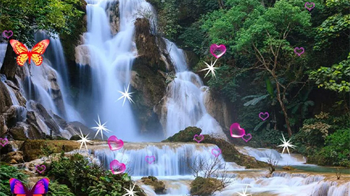Full version of Android apk livewallpaper Waterfall 3D by Thanh_Lan for tablet and phone.
