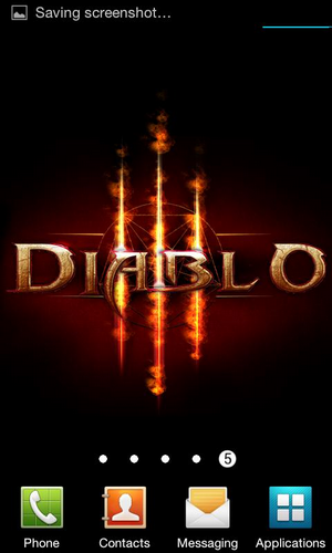 Full version of Android apk livewallpaper Diablo 3: Fire for tablet and phone.