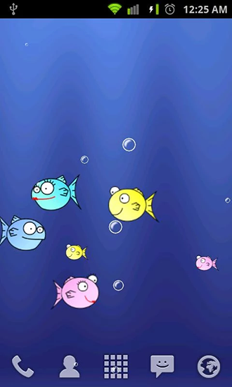 Full version of Android apk livewallpaper Fishbowl by Splabs for tablet and phone.