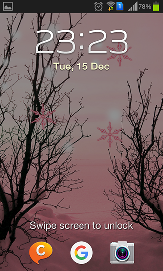 Full version of Android apk livewallpaper Pink winter for tablet and phone.