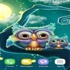 Download live wallpaper Cute owls for free and Pink feather for Android phones and tablets .