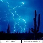 Download live wallpaper Storm sounds for free and Night city by Amax LWPS for Android phones and tablets .