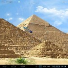 Download live wallpaper Egyptian pyramids for free and Analog clock 3D for Android phones and tablets .