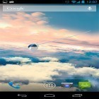 Download live wallpaper Glider in the sky for free and Shining flowers for Android phones and tablets .
