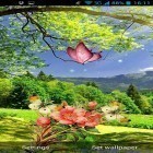 Download live wallpaper Spring butterflies for free and Cute puppy 3D for Android phones and tablets .