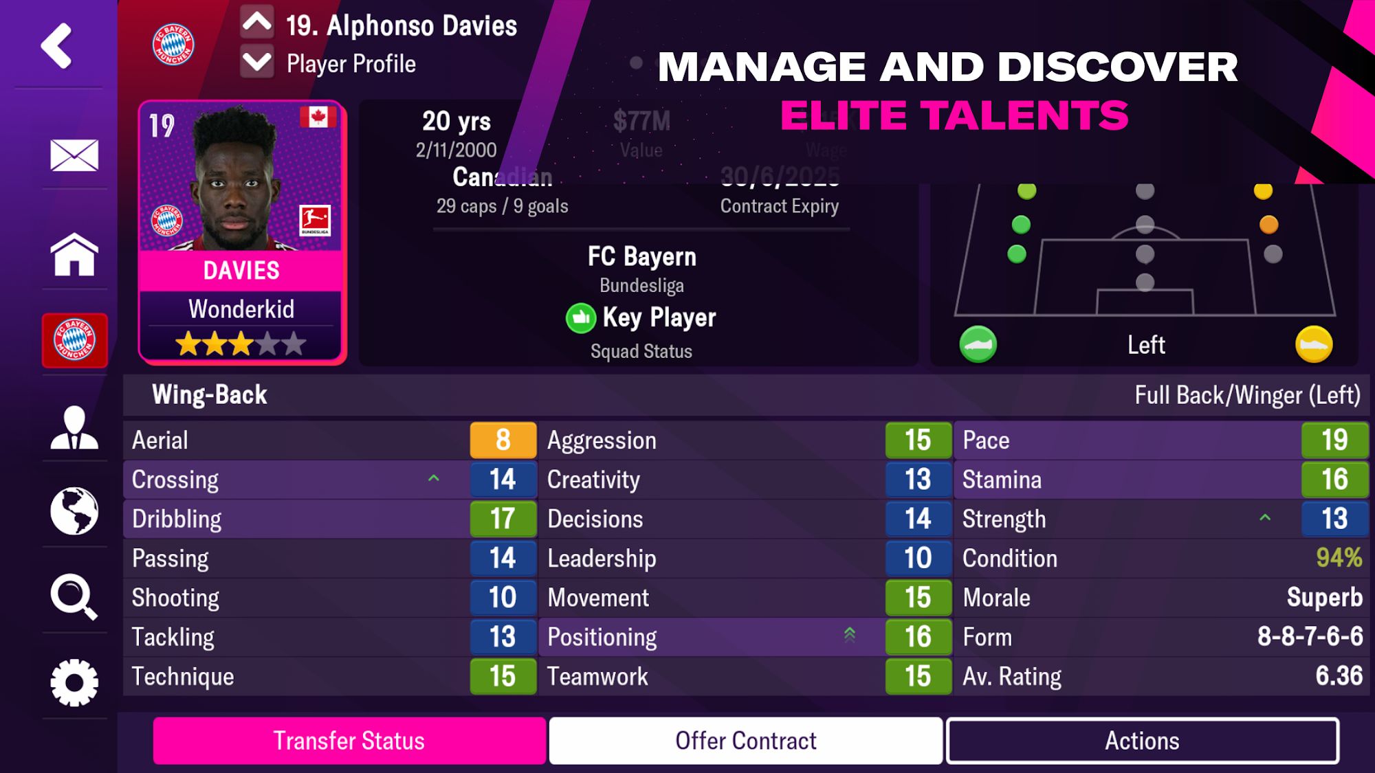 Full version of Android Football game apk Football Manager 2022 Mobile for tablet and phone.