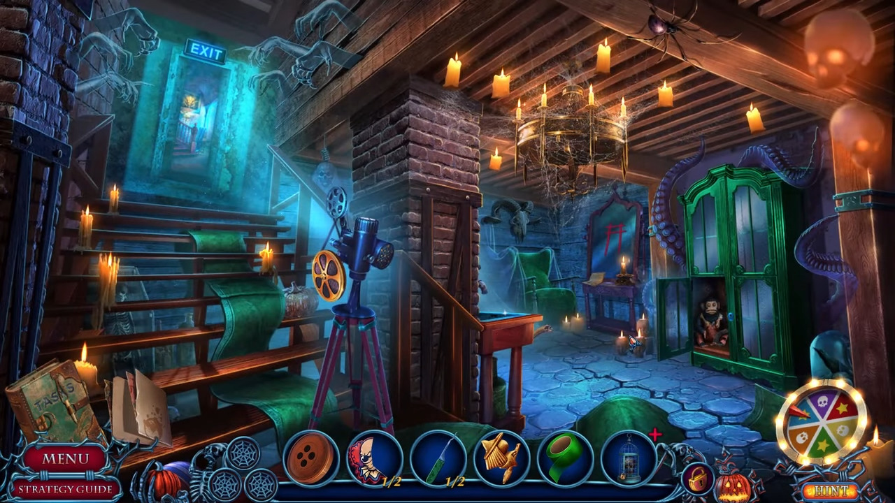Full version of Android Hidden objects game apk Halloween Chronicles: The Door for tablet and phone.