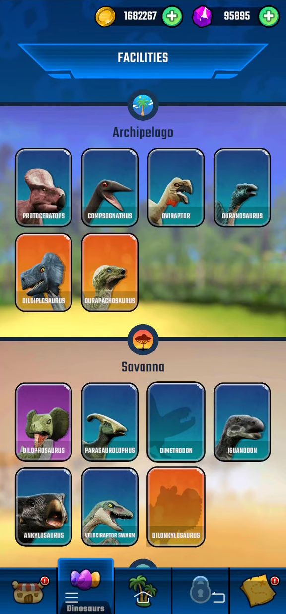 Full version of Android Strategy game apk Jurassic Warfare: Dino Battle for tablet and phone.