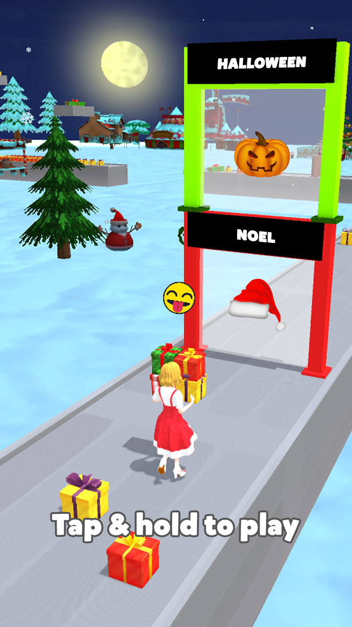 Full version of Android Jumping game apk Noel Run for tablet and phone.