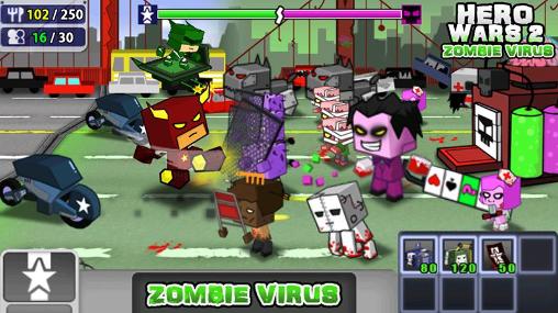 Full version of Android apk app Hero wars 2: Zombie virus for tablet and phone.