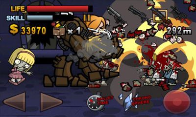 Gameplay of the Biofrenzy: Frag The Zombies for Android phone or tablet.