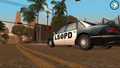 Gameplay of the Grand theft auto: San Andreas for Android phone or tablet.