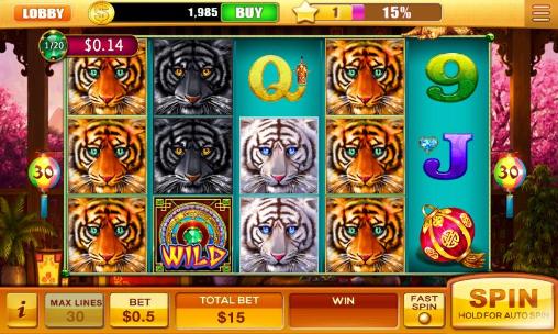 Gameplay of the House of fun: Slots for Android phone or tablet.