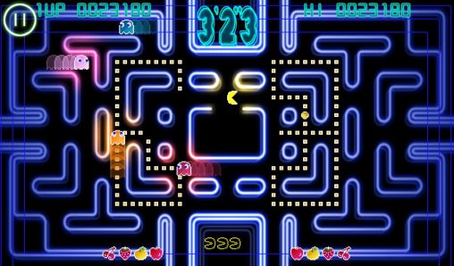 Gameplay of the Pac-Man: Championship edition for Android phone or tablet.