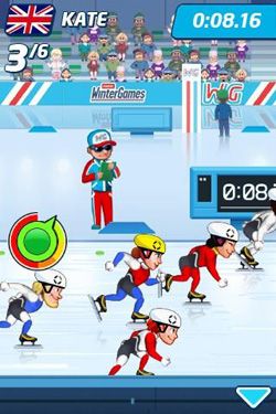 Gameplay of the Playman: Winter Games for Android phone or tablet.
