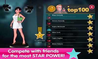 Gameplay of the Stardom: The A-List for Android phone or tablet.