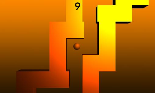 Gameplay of the Zigzag 3D: Hit wall for Android phone or tablet.