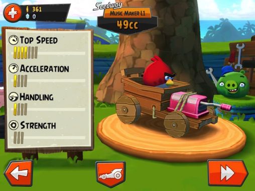 Angry birds go! - Android game screenshots.