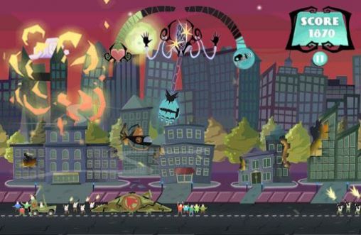 Gameplay of the Attack of the ghastly grey matter for Android phone or tablet.