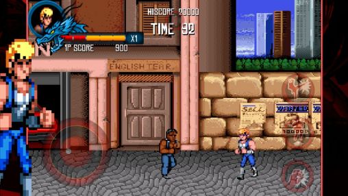 Gameplay of the Double dragon: Trilogy for Android phone or tablet.