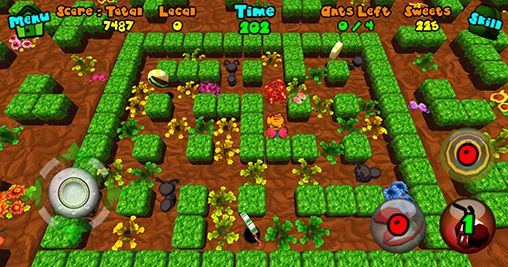 Gameplay of the Dynamite ants for Android phone or tablet.