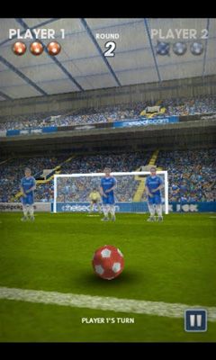 Flick Kick. Chelsea - Android game screenshots.