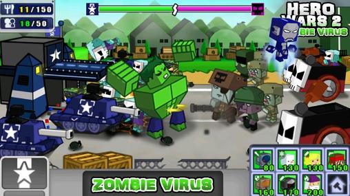 Hero wars 2: Zombie virus - Android game screenshots.