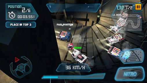 Mini motor racing WRT - Android game screenshots.