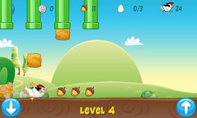 Ninja Chicken - Android game screenshots.