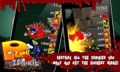 Gameplay of the Push the Zombie for Android phone or tablet.