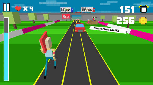 Retro runners - Android game screenshots.