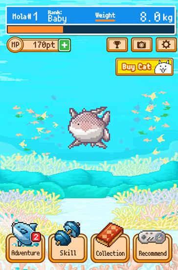 Survive! Mola mola! - Android game screenshots.