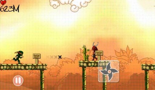 Ninja rush - Android game screenshots.