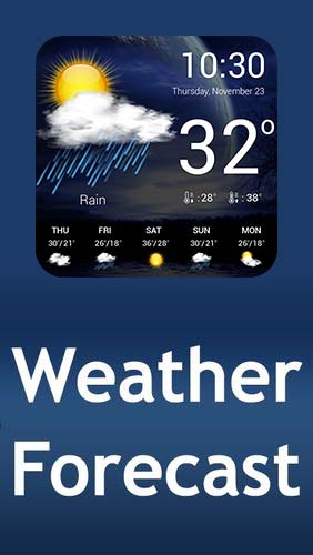 Download Weather forecast - free Weather Android app for phones and tablets.