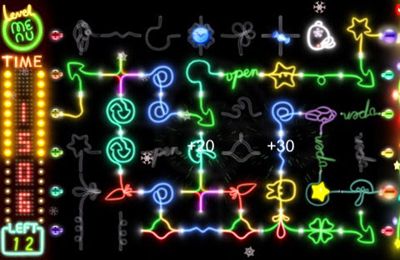Free Christmas Neon - download for iPhone, iPad and iPod.