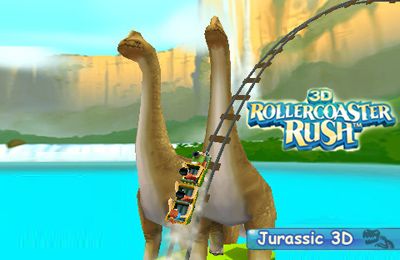 Game Jurassic 3D Rollercoaster Rush 2 for iPhone free download.