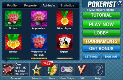 Free Pokerist Pro - download for iPhone, iPad and iPod.