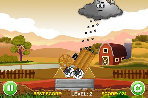Gameplay screenshots of the A tiny sheep virtual farm pet: Puzzle for iPad, iPhone or iPod.