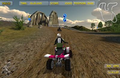 Gameplay screenshots of the ATV Madness for iPad, iPhone or iPod.