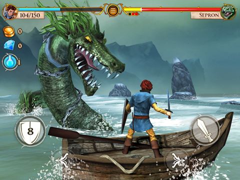 Gameplay screenshots of the Beast quest for iPad, iPhone or iPod.