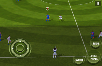 Gameplay screenshots of the FIFA'12 for iPad, iPhone or iPod.