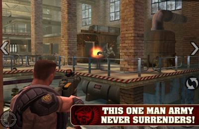 Gameplay screenshots of the Frontline Commando for iPad, iPhone or iPod.