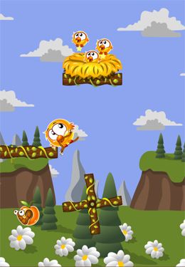 Gameplay screenshots of the Hungry Chicks for iPad, iPhone or iPod.