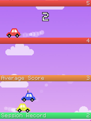 Gameplay screenshots of the Jump car for iPad, iPhone or iPod.