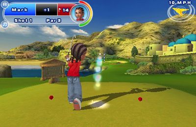 Gameplay screenshots of the Let's Golf! 3 for iPad, iPhone or iPod.