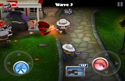 Gameplay screenshots of the Mafia Rush for iPad, iPhone or iPod.