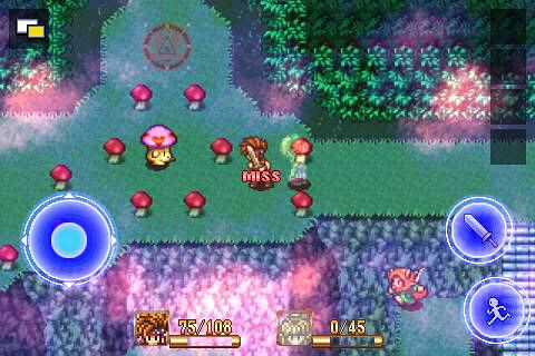 Gameplay screenshots of the Secret of mana for iPad, iPhone or iPod.