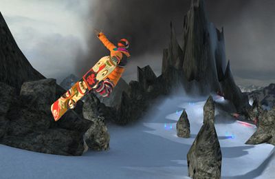 Gameplay screenshots of the SummitX Snowboarding for iPad, iPhone or iPod.