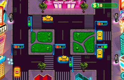 Gameplay screenshots of the Taxi Fight! for iPad, iPhone or iPod.