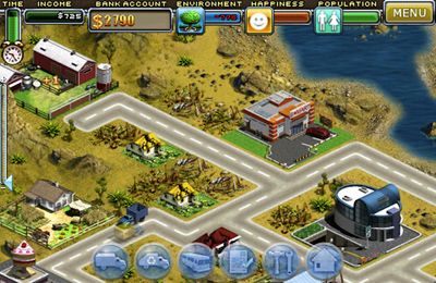 Gameplay screenshots of the Virtual city for iPad, iPhone or iPod.